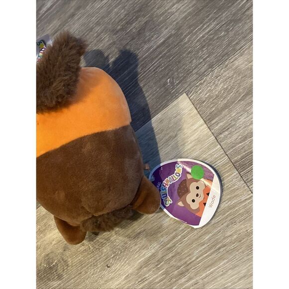 2021 Squishmallows 5" - WADE the werewolf in Pumpkin - Halloween Fall - - Picture 6 of 6